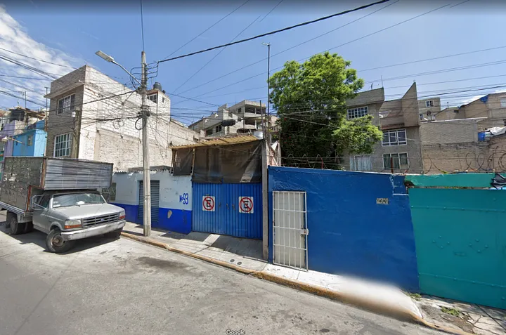 Mike lived in this working class community of Olivar del Conde at Padre Hidalgo #93 in Mixcoac, near Mexico City. (Photo from Google Maps, 2022)